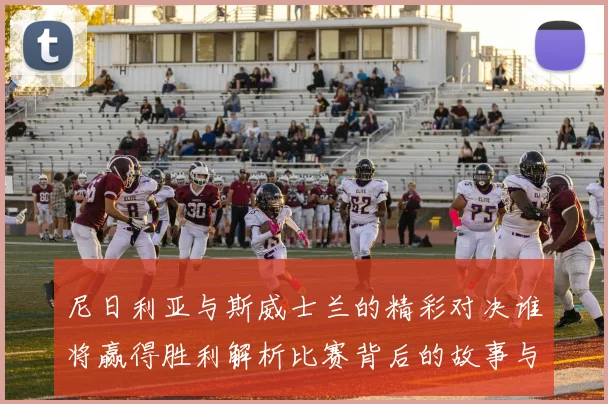 尼日利亚与斯威士兰的精彩对决谁将赢得胜利解析比赛背后的故事与期待
